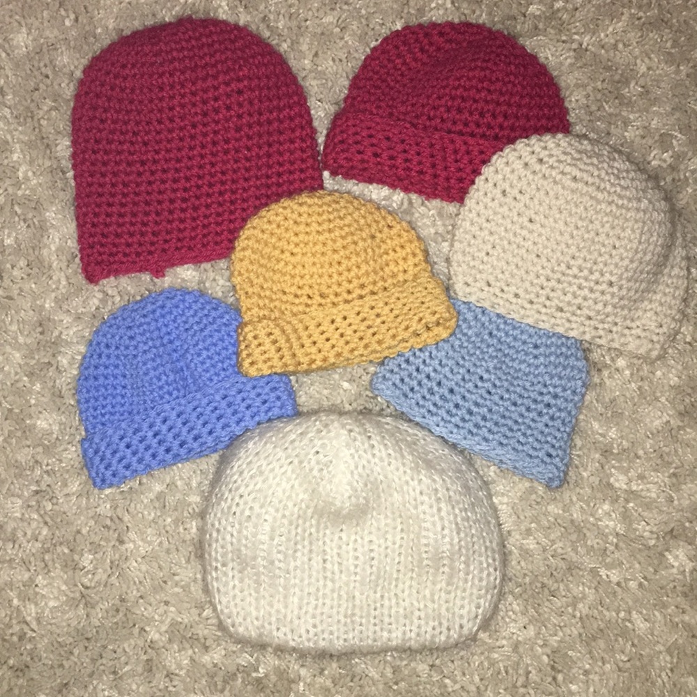 Knit winter hat bundle